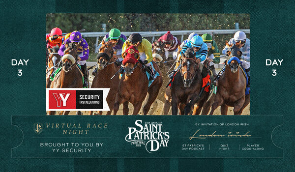 London Irish St Patrick’s Virtual Race Night – Book Now!
